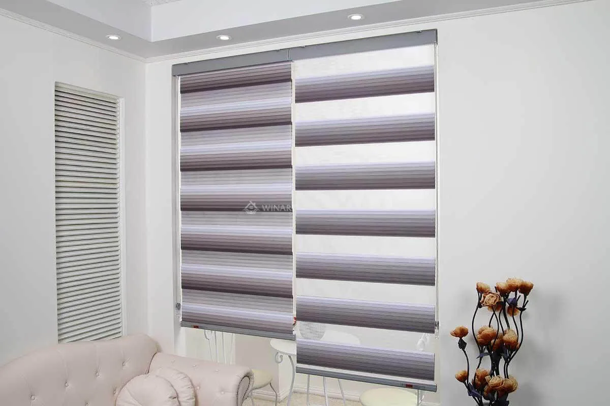 Mành cầu vồng amber grey 1393