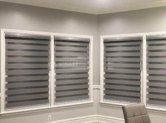 Mẫu rèm cuốn cầu vồng cung cấp cho khách hàng