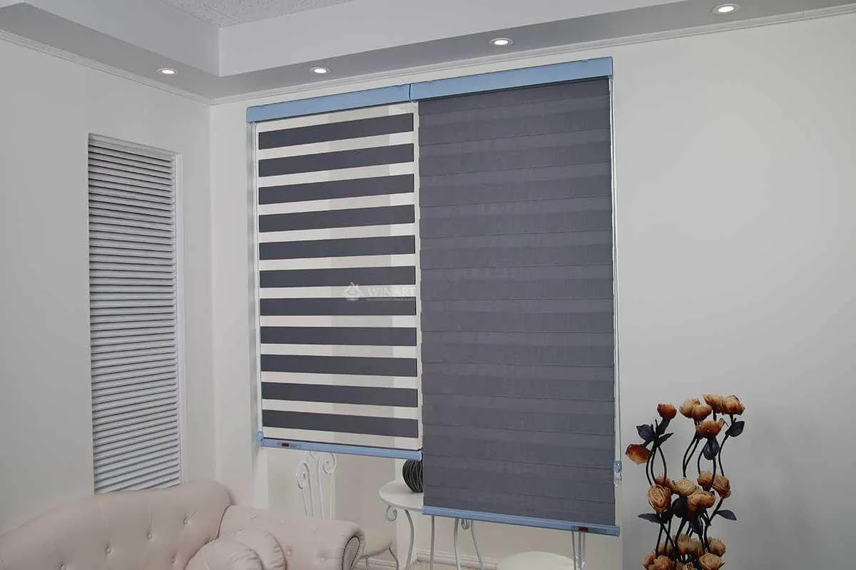 scarlet-steel-blue mẫu rèm cửa phòng bếp