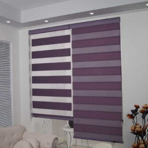 Rèm cầu vồng sharon purple 1054