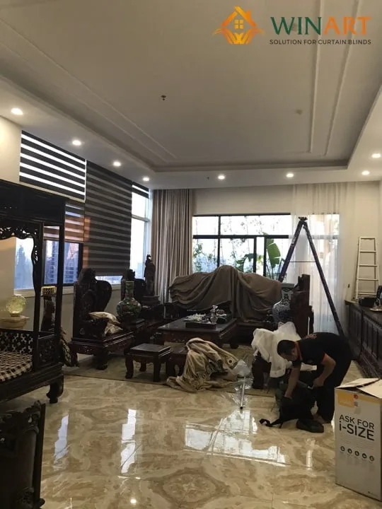 Sản xuất rèm cầu vồng