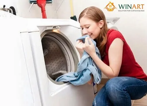 cách giặt rèm cửa tại nhà