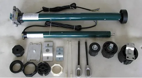 Phụ kiện và động cơ của rèm cuốn tự động