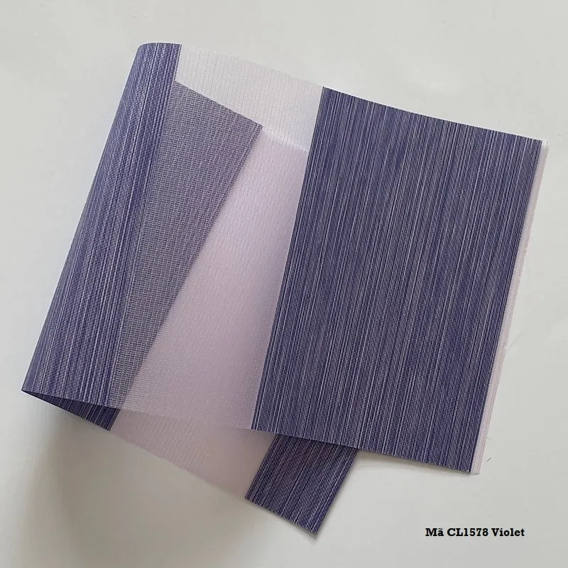 Rèm cầu vồng mã CL1578 Violet