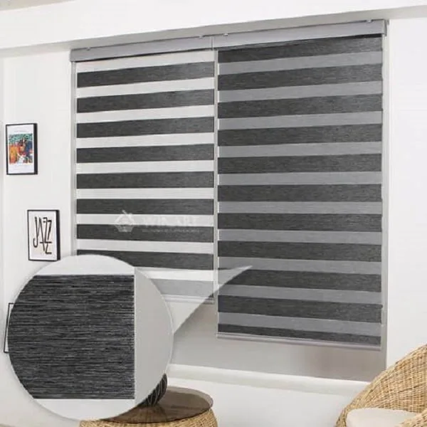 Rèm cầu vồng mã RM1704 Dark Grey