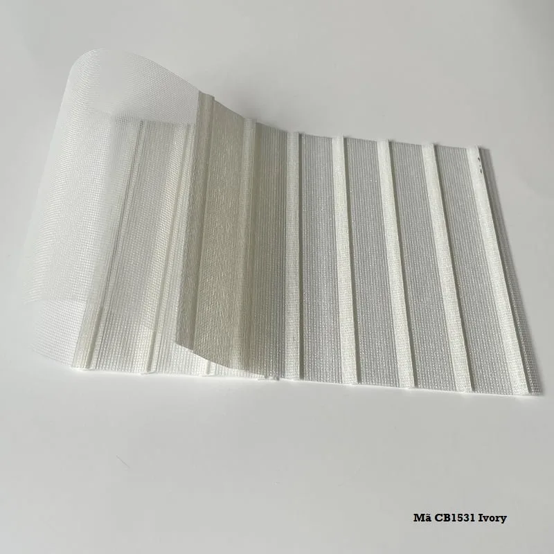 Rèm cầu vồng Cubic mã CB1531 Ivory