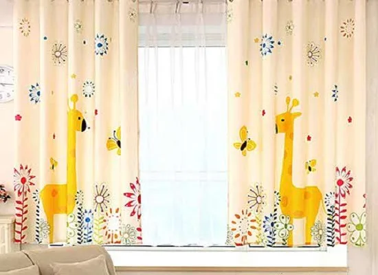 Rèm cửa phòng trẻ em rất ngộ nghĩnh đáng yêu