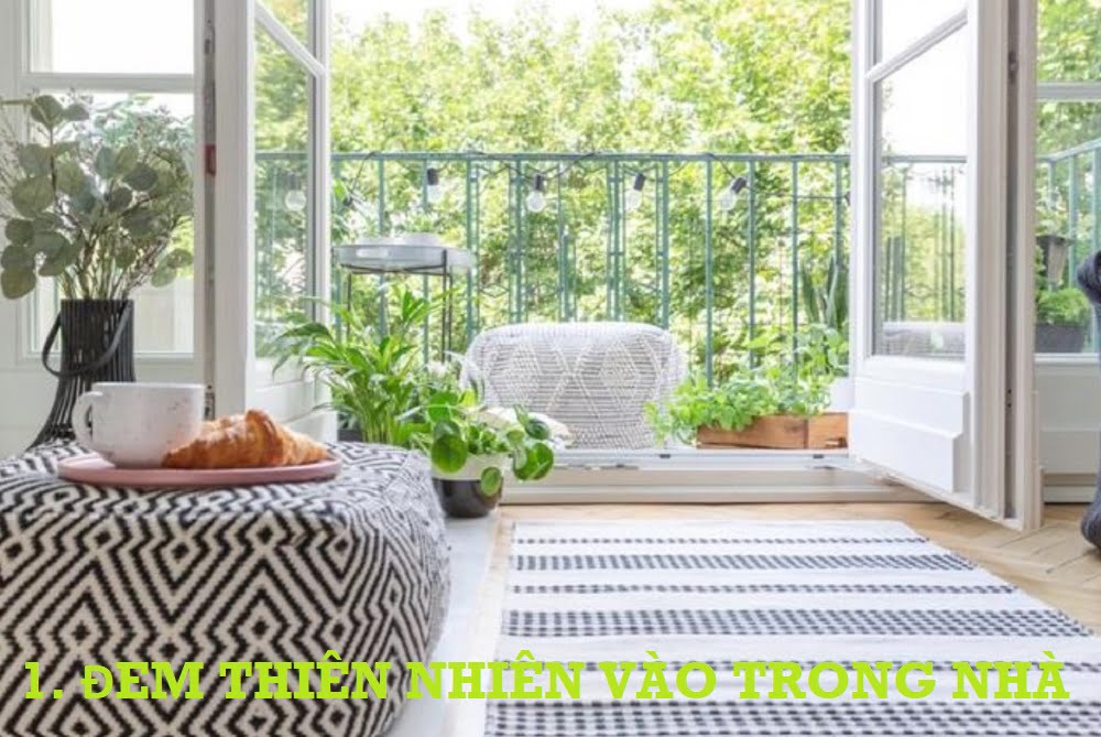 Đem thiên nhiên vào trong nhà là một trong những xu hướng rèm cửa sổ nổi bật trong năm 2022