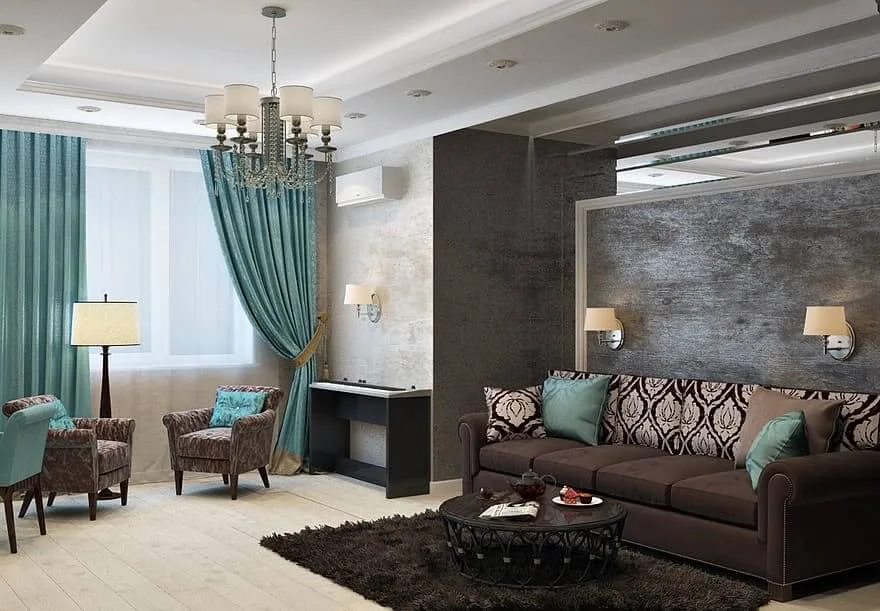 Không gian sang trọng đẳng cấp nhờ rèm cửa gia đình
