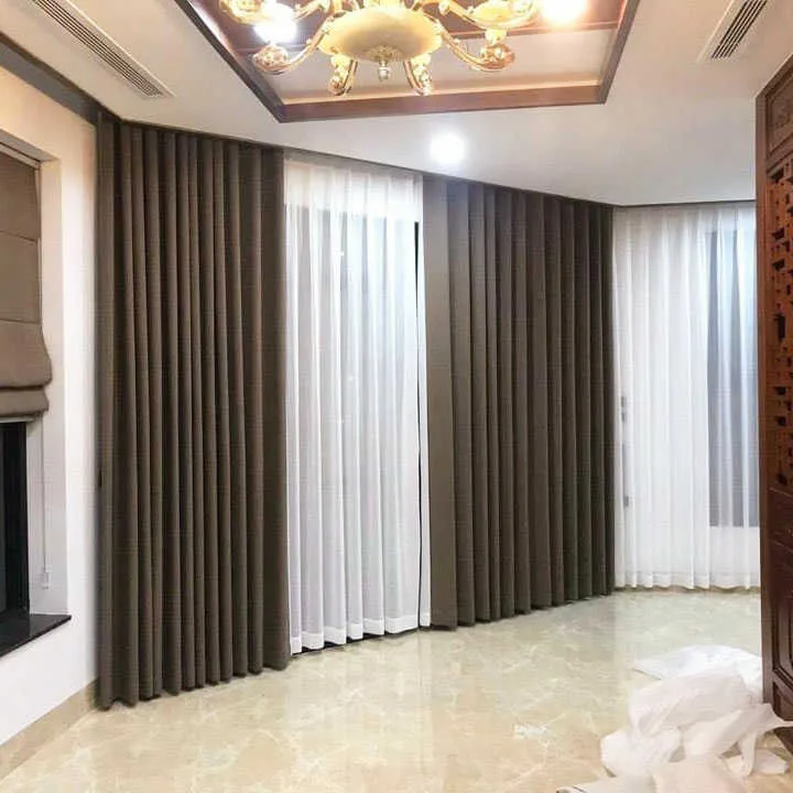 Rèm vải hai lớp giá rẻ