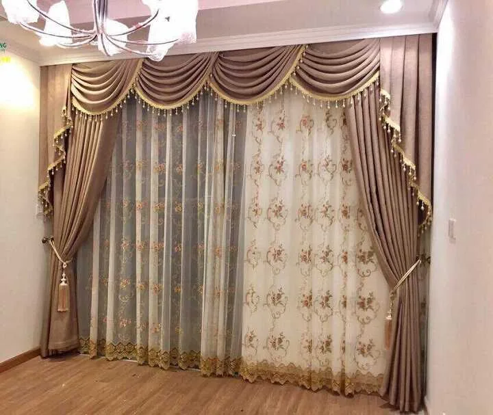 Rèm vải Hà Nội cho biệt thự