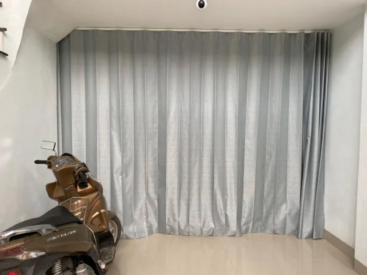 Rèm vải ngăn phòng điều hòa