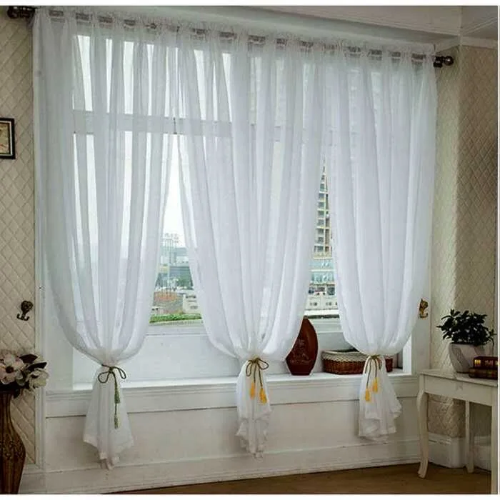Rèm vải trắng đẹp
