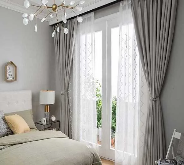 Rèm vải 2 lớp phòng ngủ