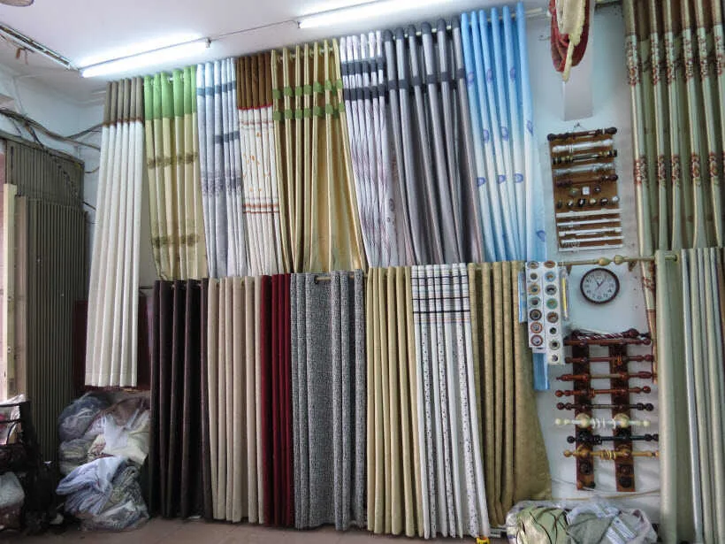 Các loại vải may rèm cửa