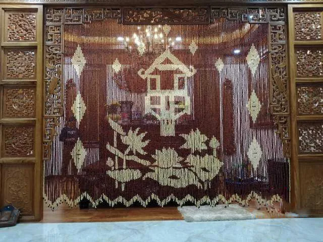 Rèm hạt gỗ