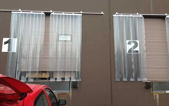 Rèm nhựa pvc kéo ngang