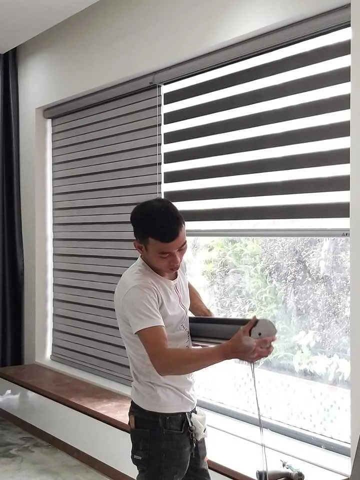 Lắp đặt rèm cầu vồng