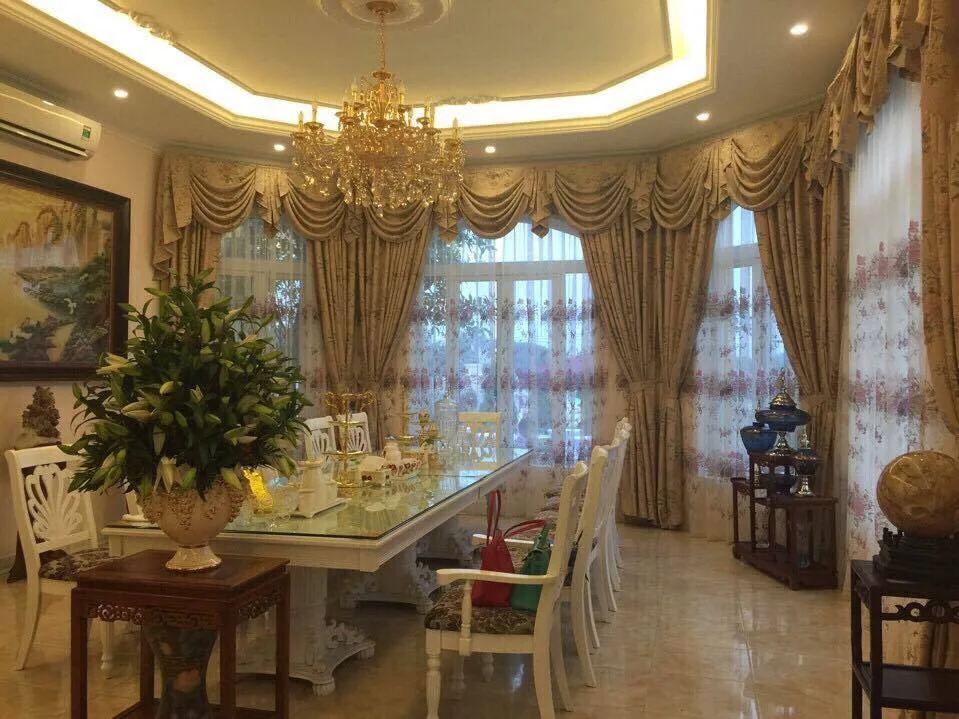 Rèm vải cho biệt thự