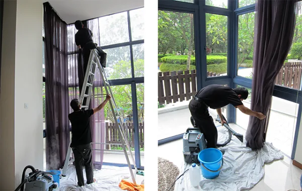 Dịch vụ giặt rèm cửa