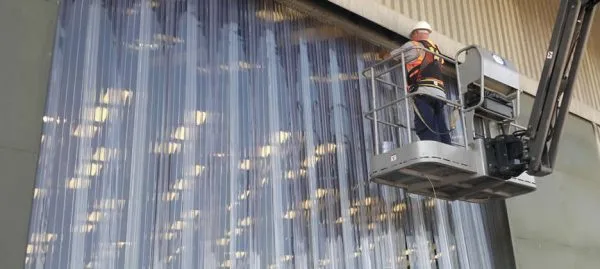 Lắp đặt rèm nhựa PVC