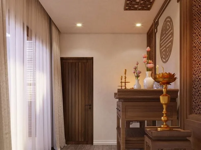Rèm phòng thờ
