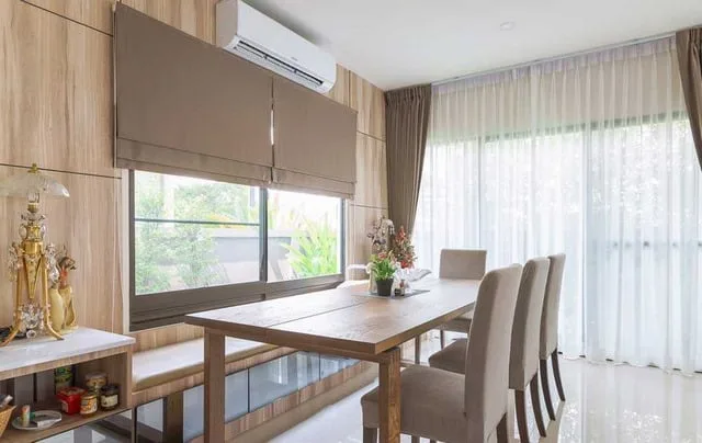 Rèm vải kéo dây