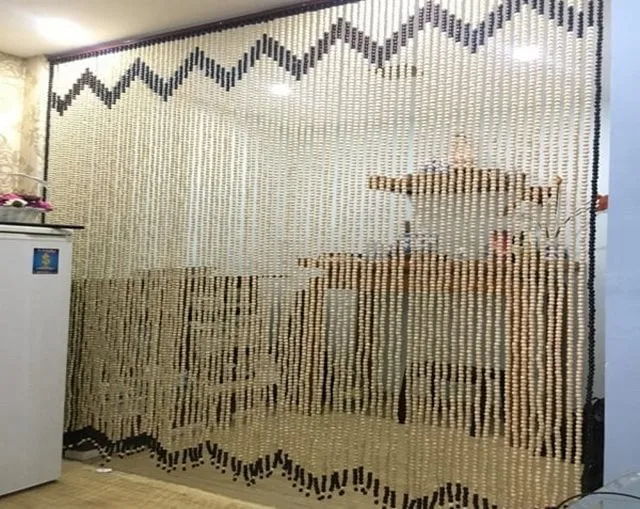 Rèm cửa bằng hạt gỗ